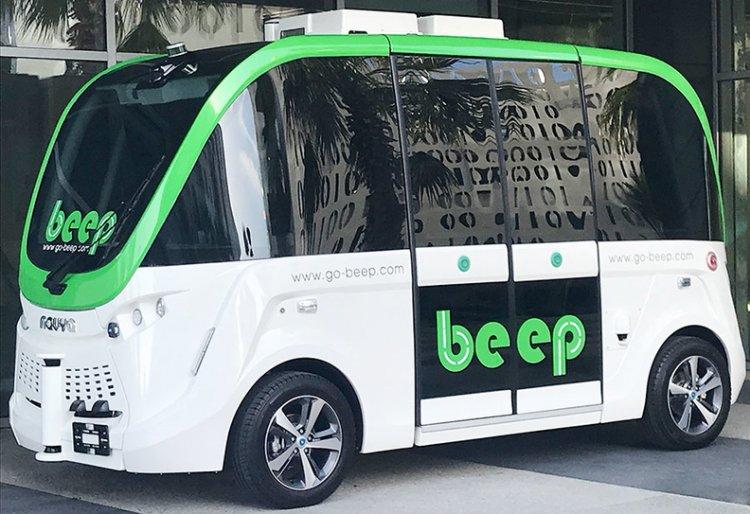 Beep Unveils E-Autonomous Shuttle at MSU
