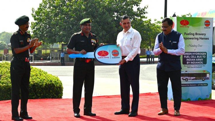Indian Army advances Green Transport with Hydrogen Fuel Cell Bus