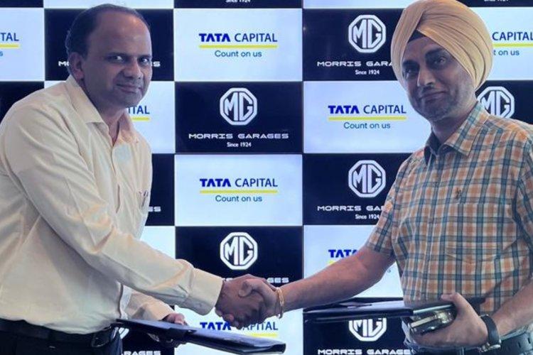 JSW MG Motor India Partners with Tata Capital for Dealer Financing