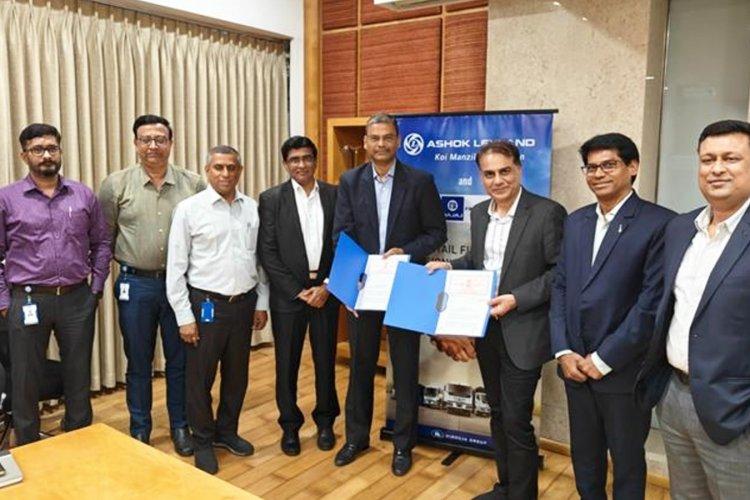 Ashok Leyland signed an MoU with Bajaj Finance for Vehicle Financing