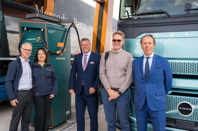 Milence launches e-Truck Charging Hub