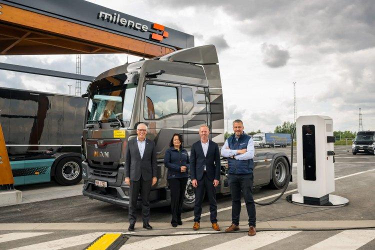 Milence launches e-Truck Charging Hub
