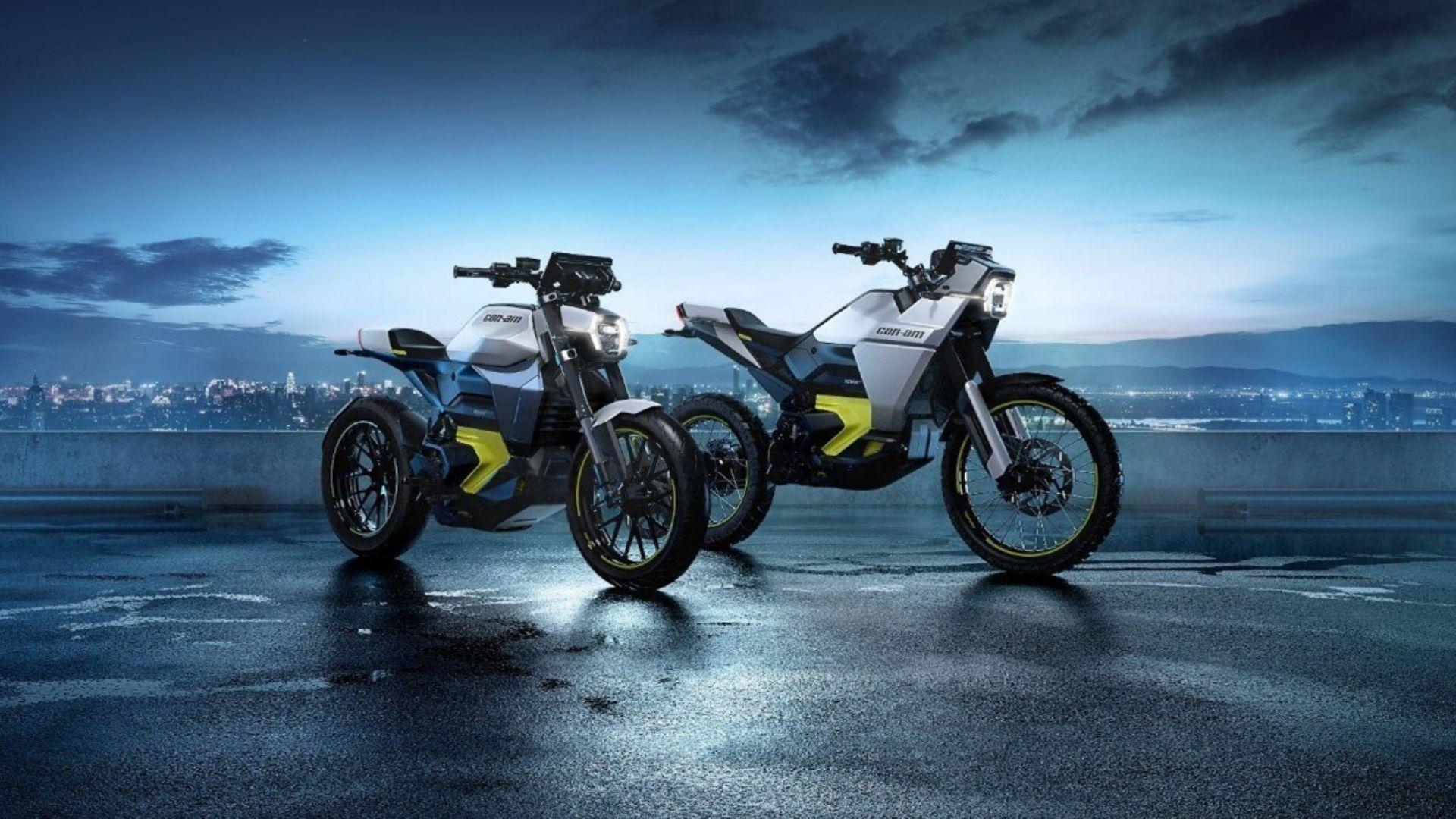 Can-Am Unveils Electric Motorcycles Pulse and Origin