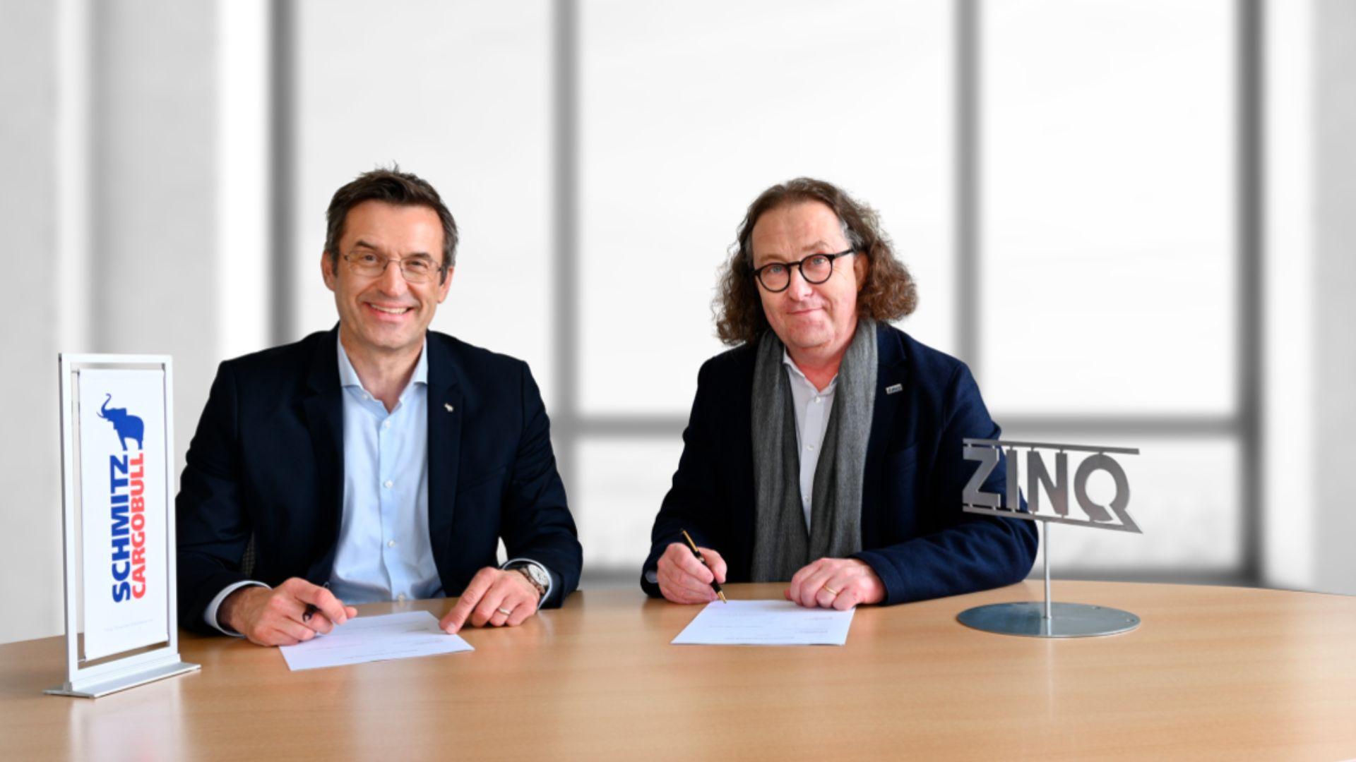ZINQ and Schmitz Cargobull enter into strategic partnership to promote the circular economy