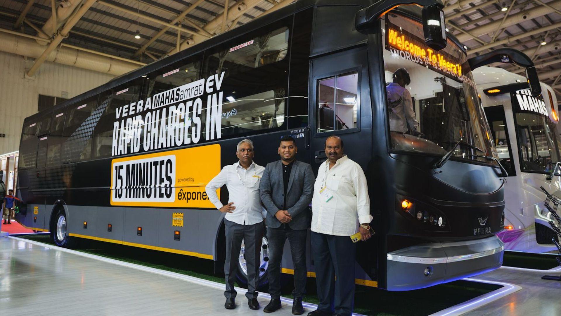 Veera Vahana and Exponent Launch India’s First Rapid-Charging 13.5m E-Bus
