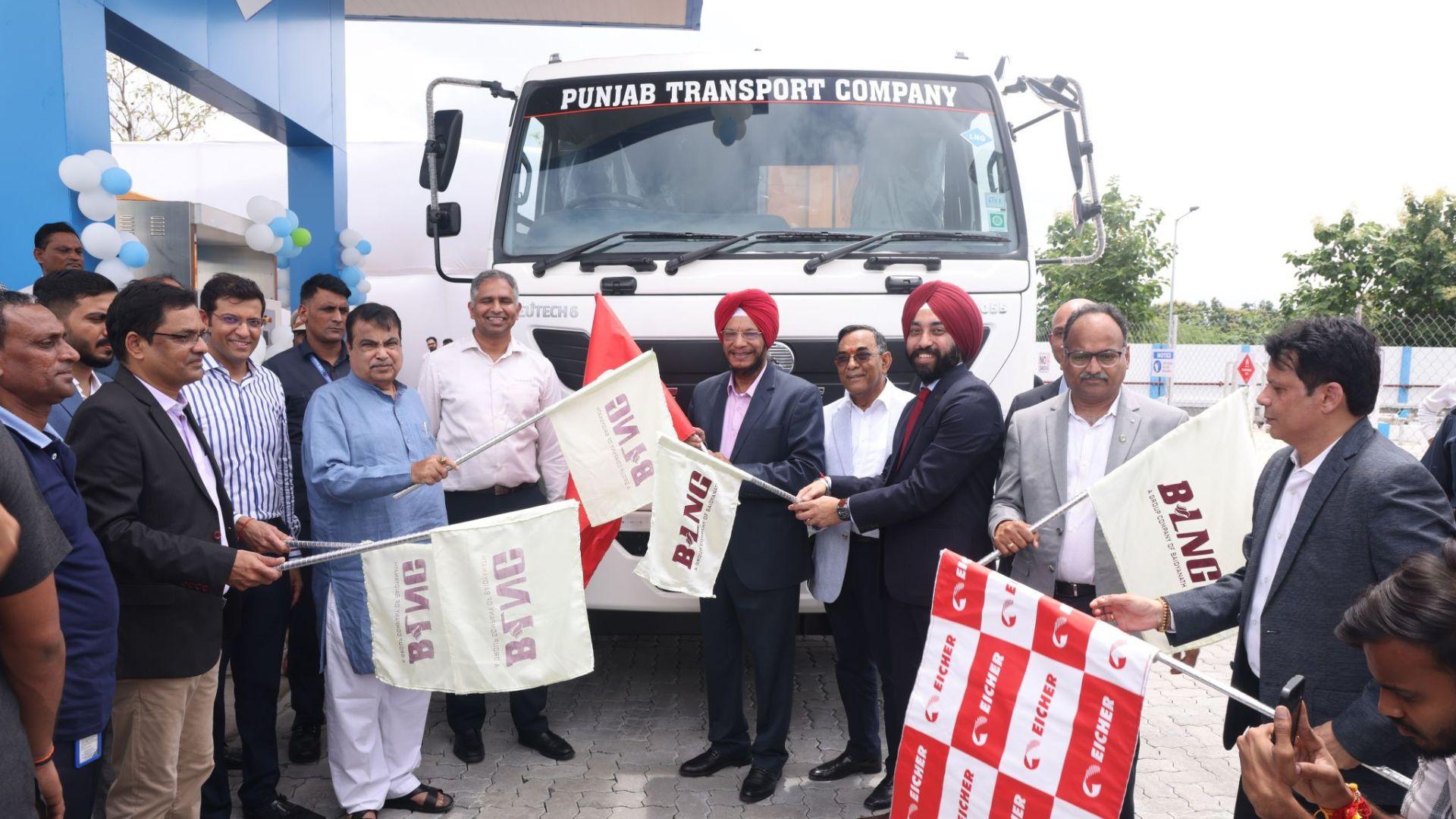 VECV and Baidyanath have signed an MoU to deploy 500 Eicher Pro 6055 LNG trucks