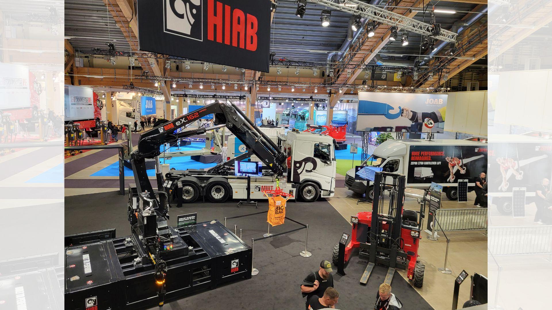 Hiab Showcase Sustainable Load Handling Innovations at Elmia Lastbil 2024