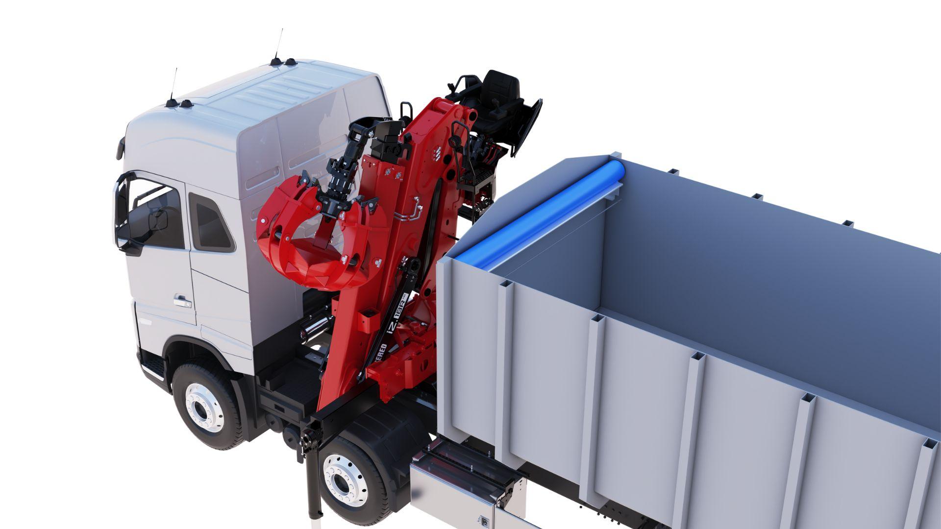 Hiab Launches a new JONSERED iZ.18R HD recycling Crane