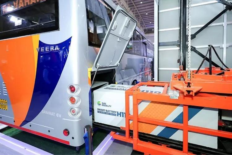 SUN Mobility with Veera Vahana India's First Modular Battery-Swapping Tech for Heavy EVs
