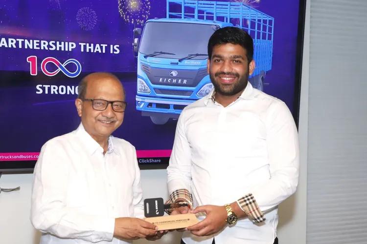 Eicher receives Order form Nuniwal Roadways