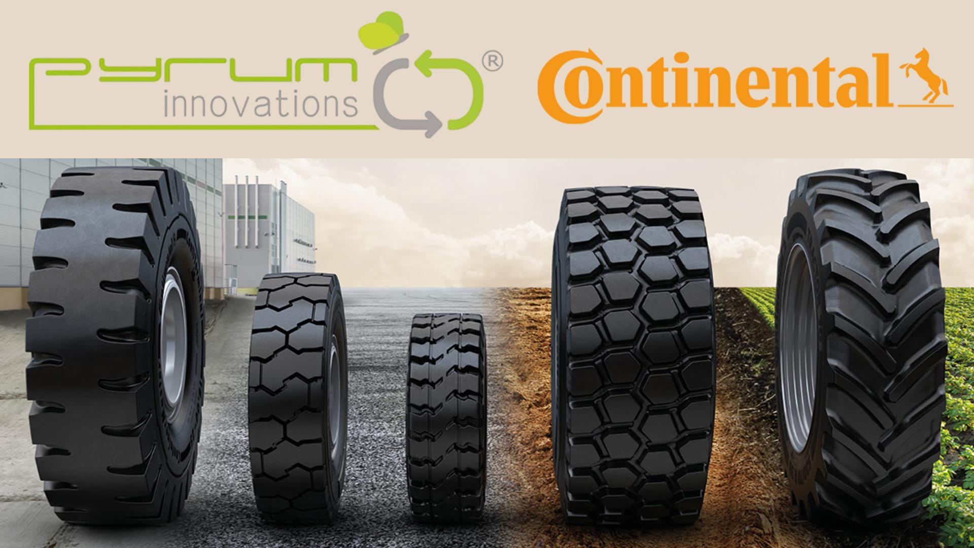 Continental partners Pyrum Innovations to recycle carbon black from old tires
