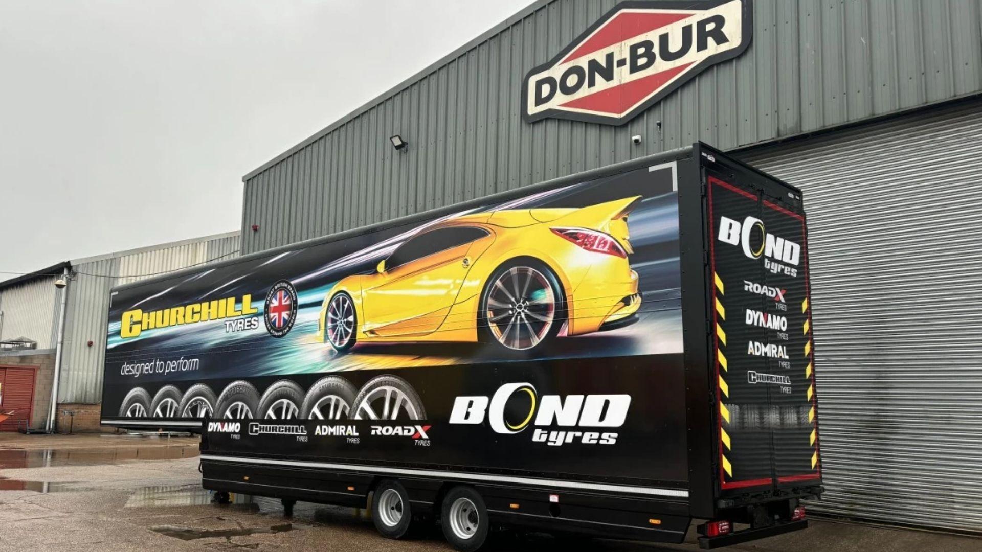 Don-Bur Completes Stunning Full Print Livery for Bond International's New Trailer Batch