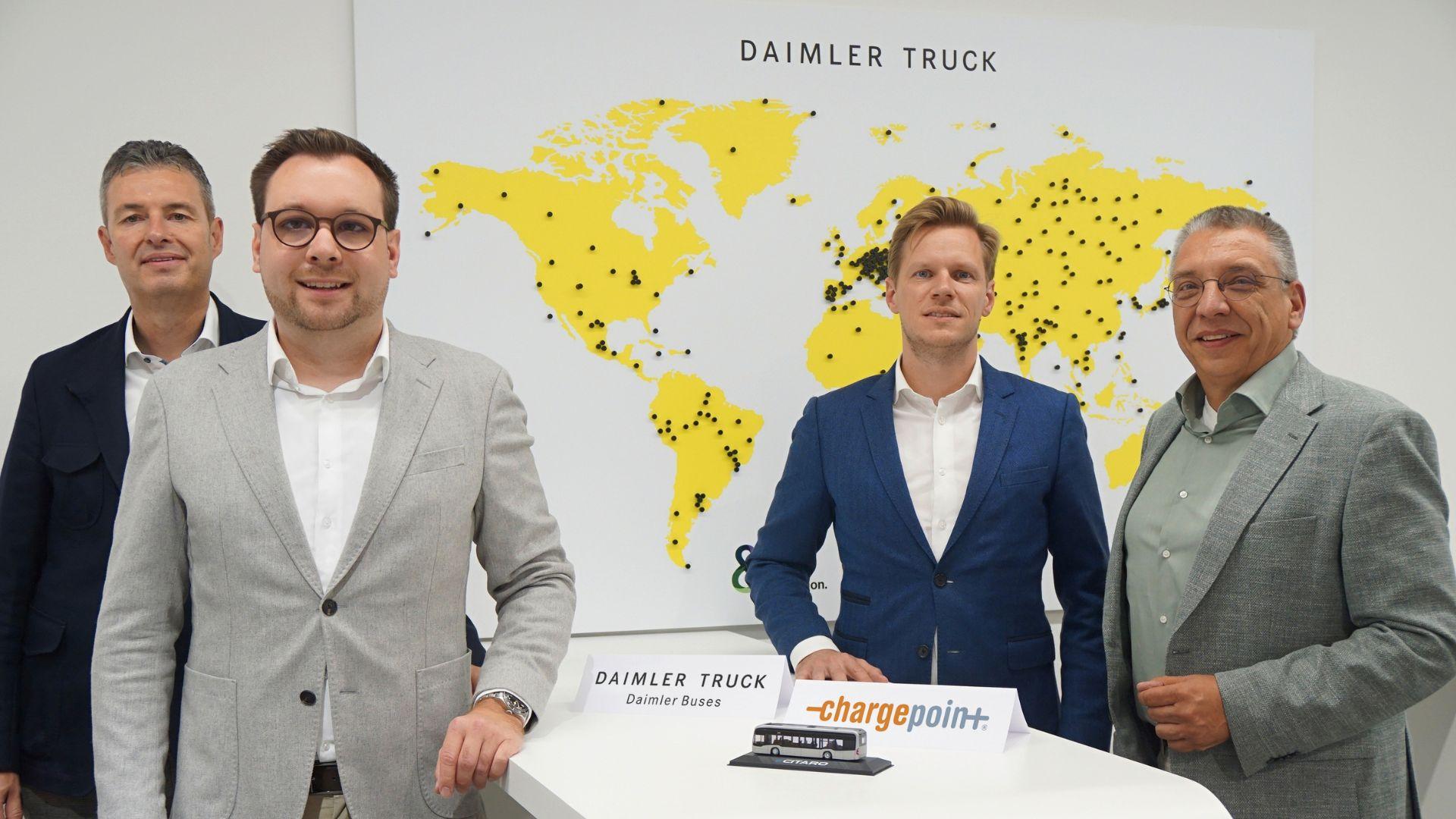 Daimler Buses and ChargePoint Partner for Seamless Data Integration