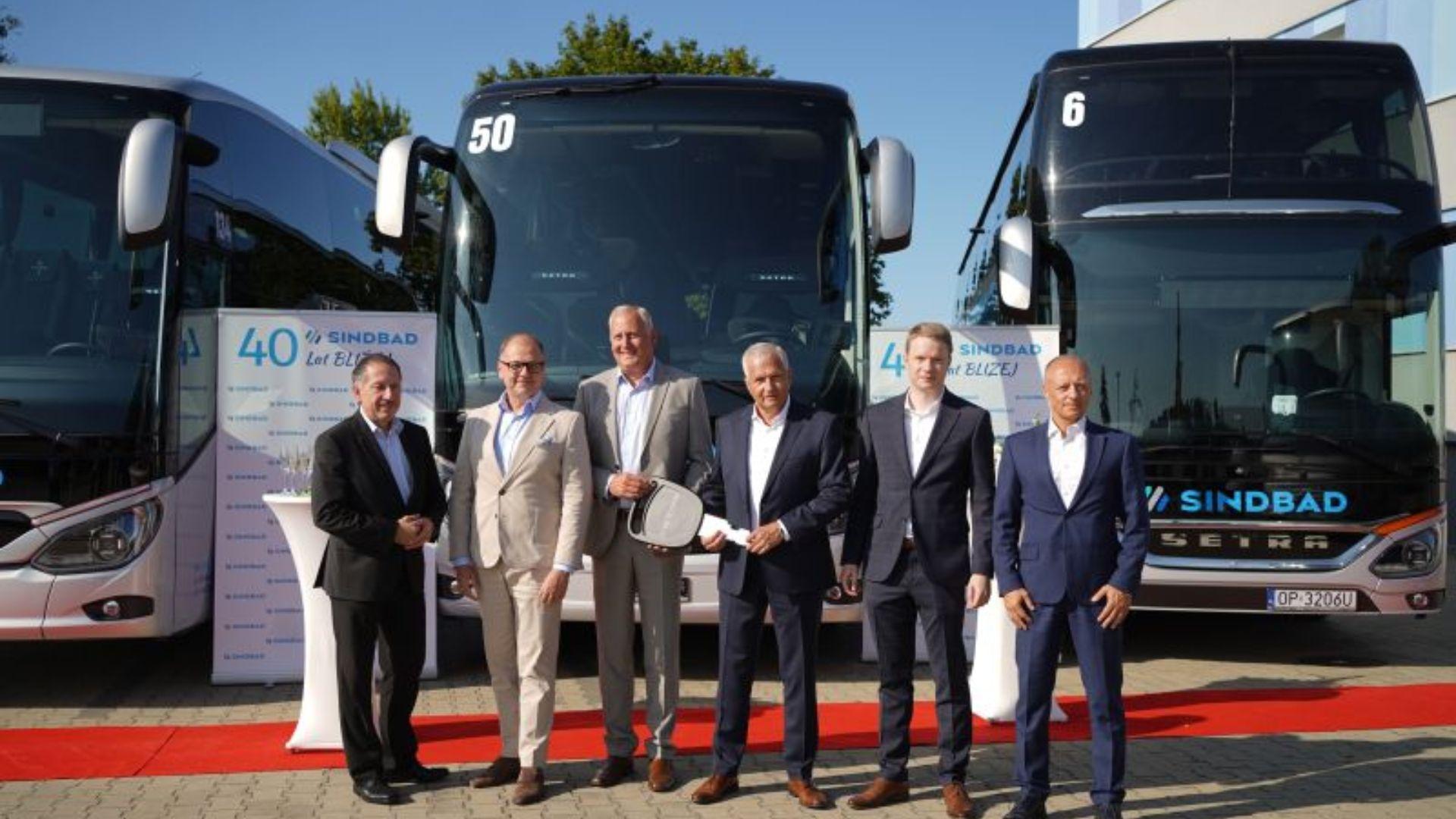 Sindbad expands its fleet with 22 New coaches from Daimler Buses