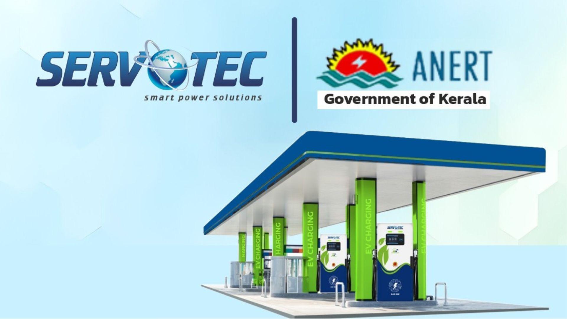 Servotech to Build 12 EV Charging Stations for ANERT