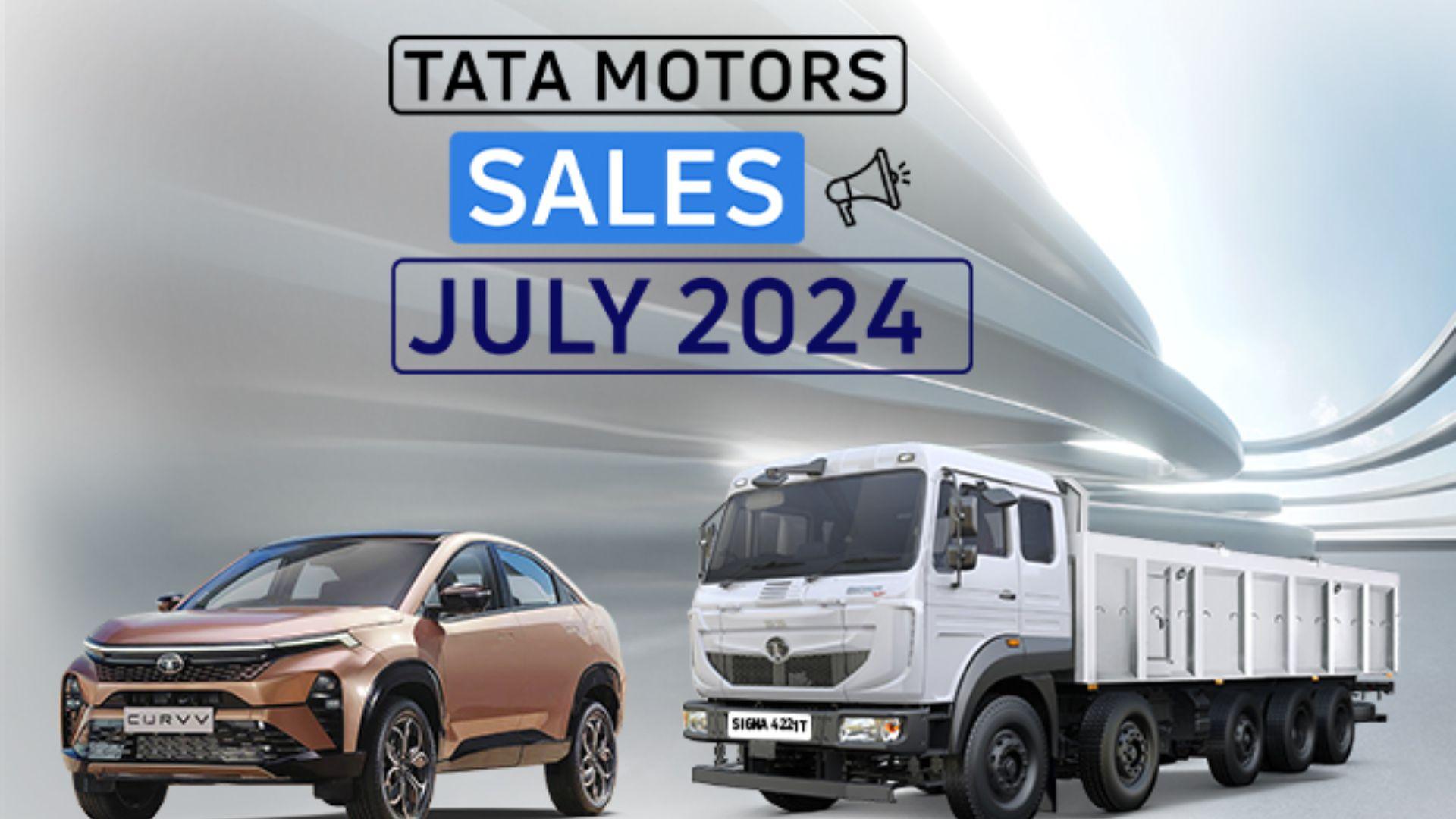 Tata Motors sales report for July 2024