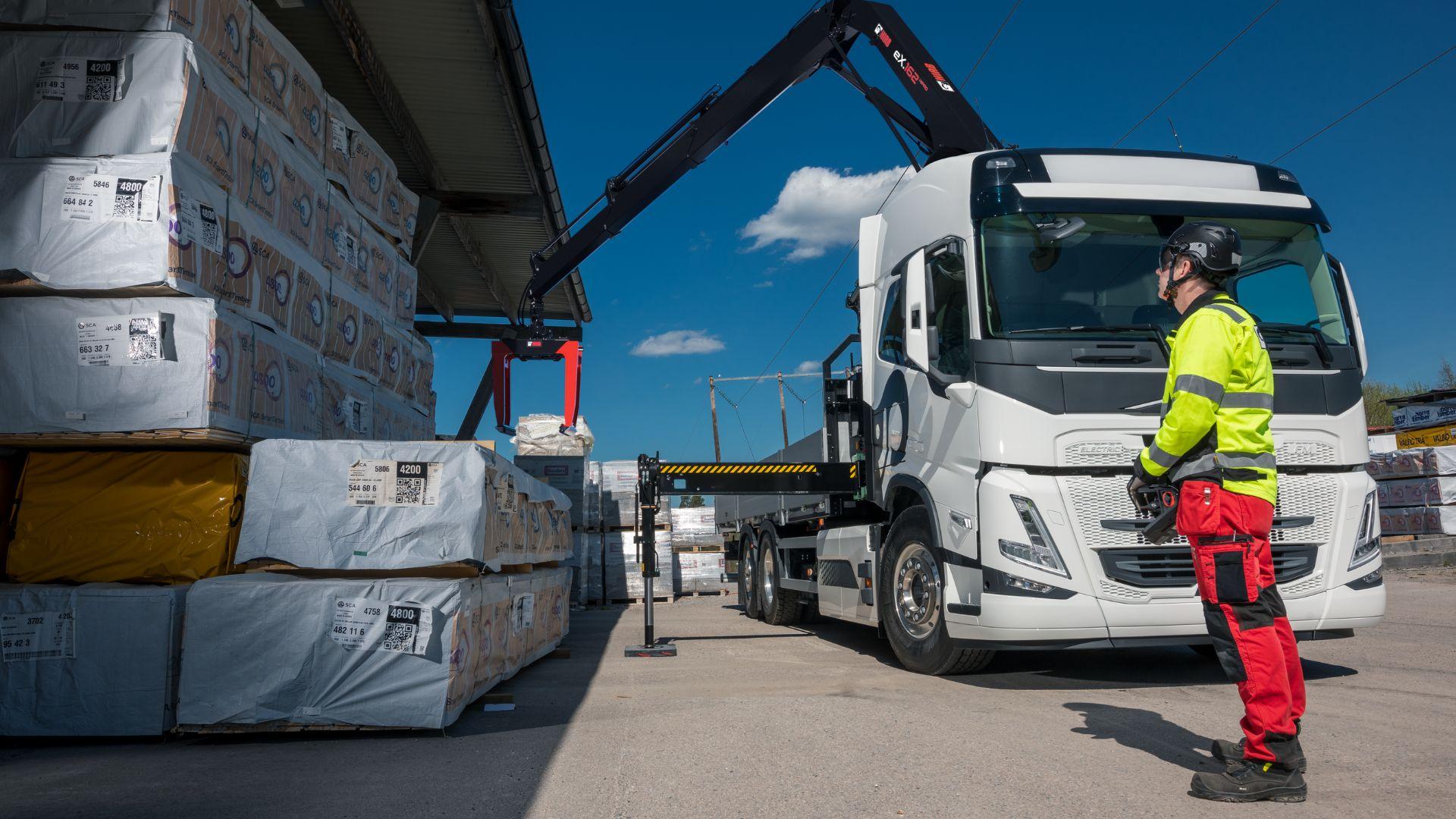 Hiab Showcase Sustainable Load Handling Innovations at Elmia Lastbil 2024