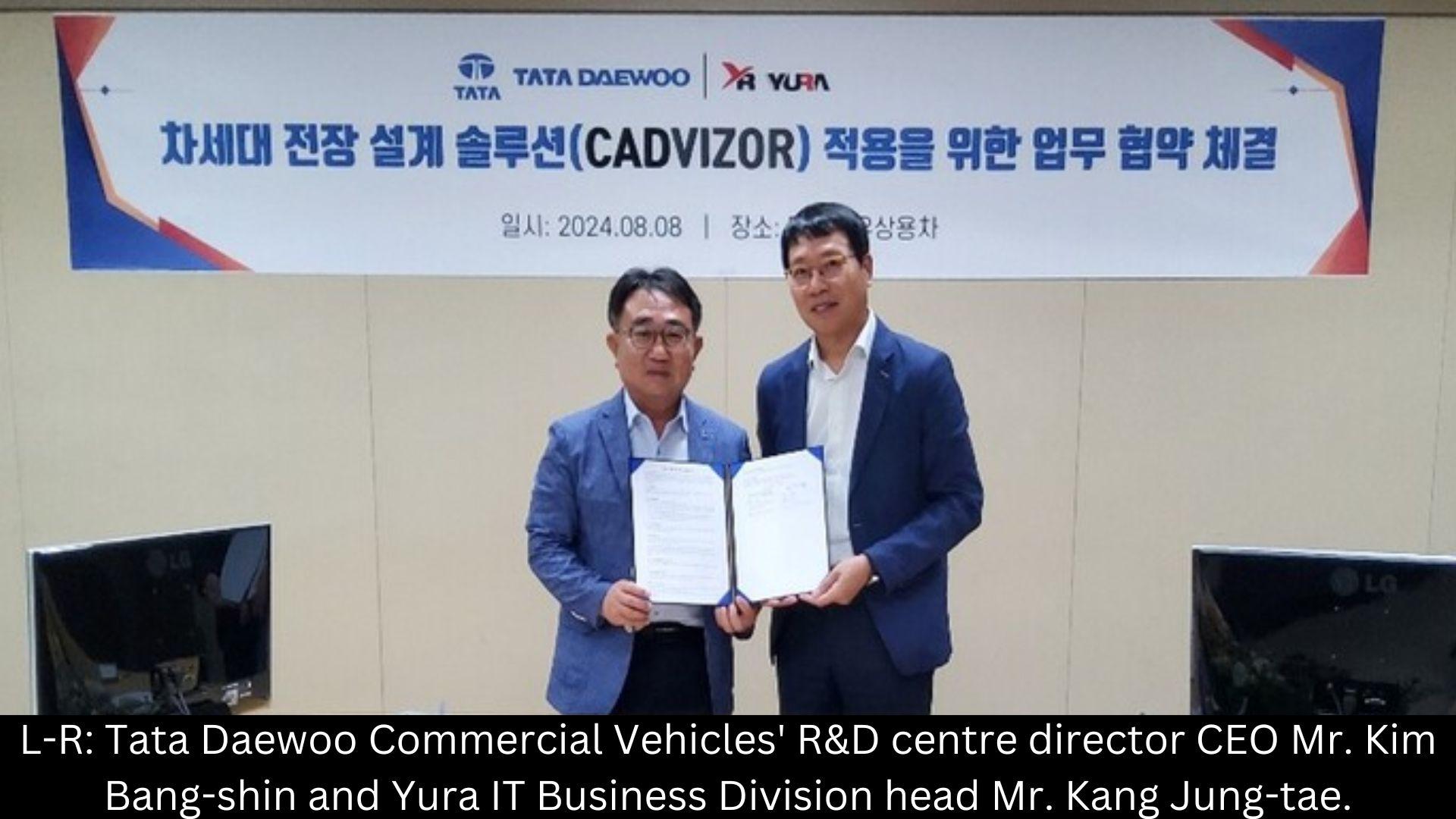 Jura, Tata Daewoo CV Sign MOU for ECAD Introduction