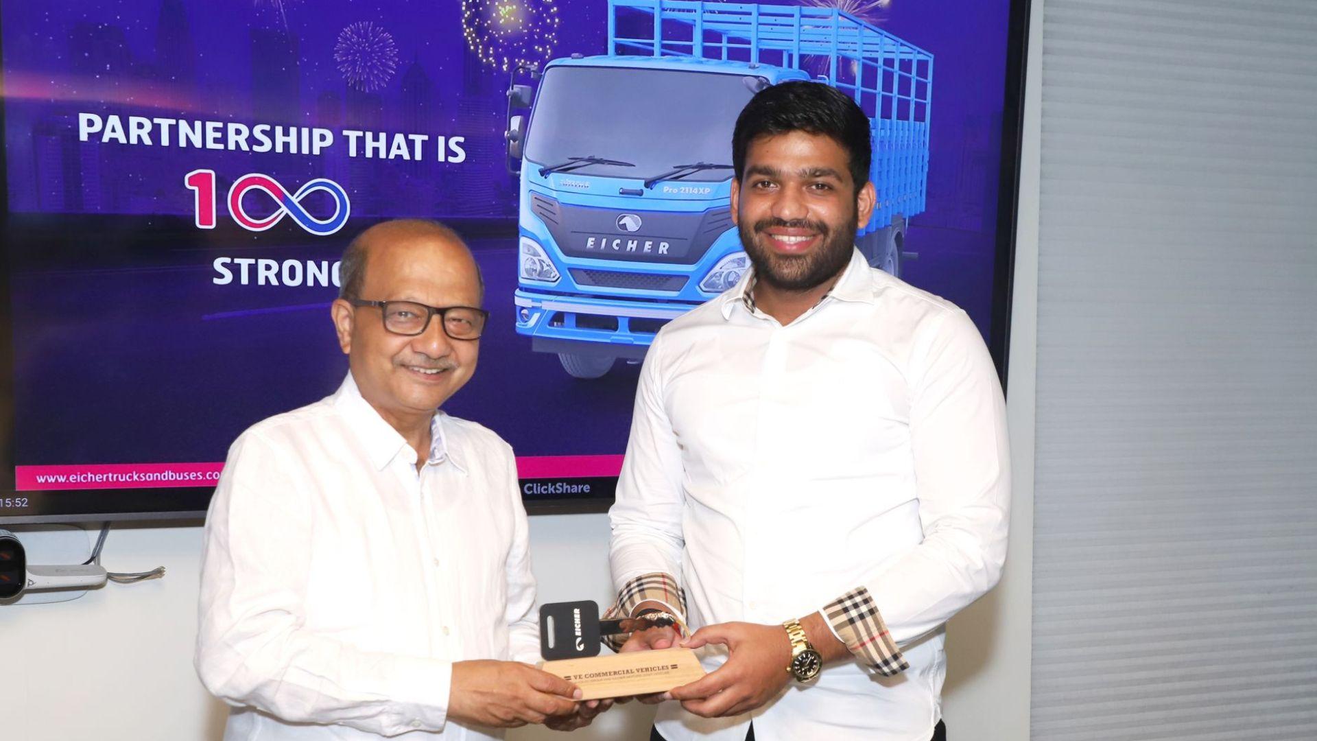 Eicher receives Order form Nuniwal Roadways