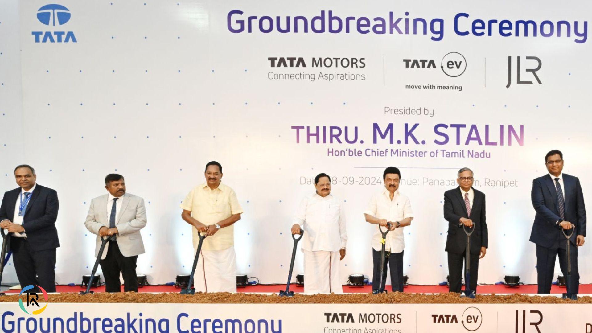 Tata Motors conducts groundbreaking ceremony of its new vehicle manufacturing facility in Tamil Nadu