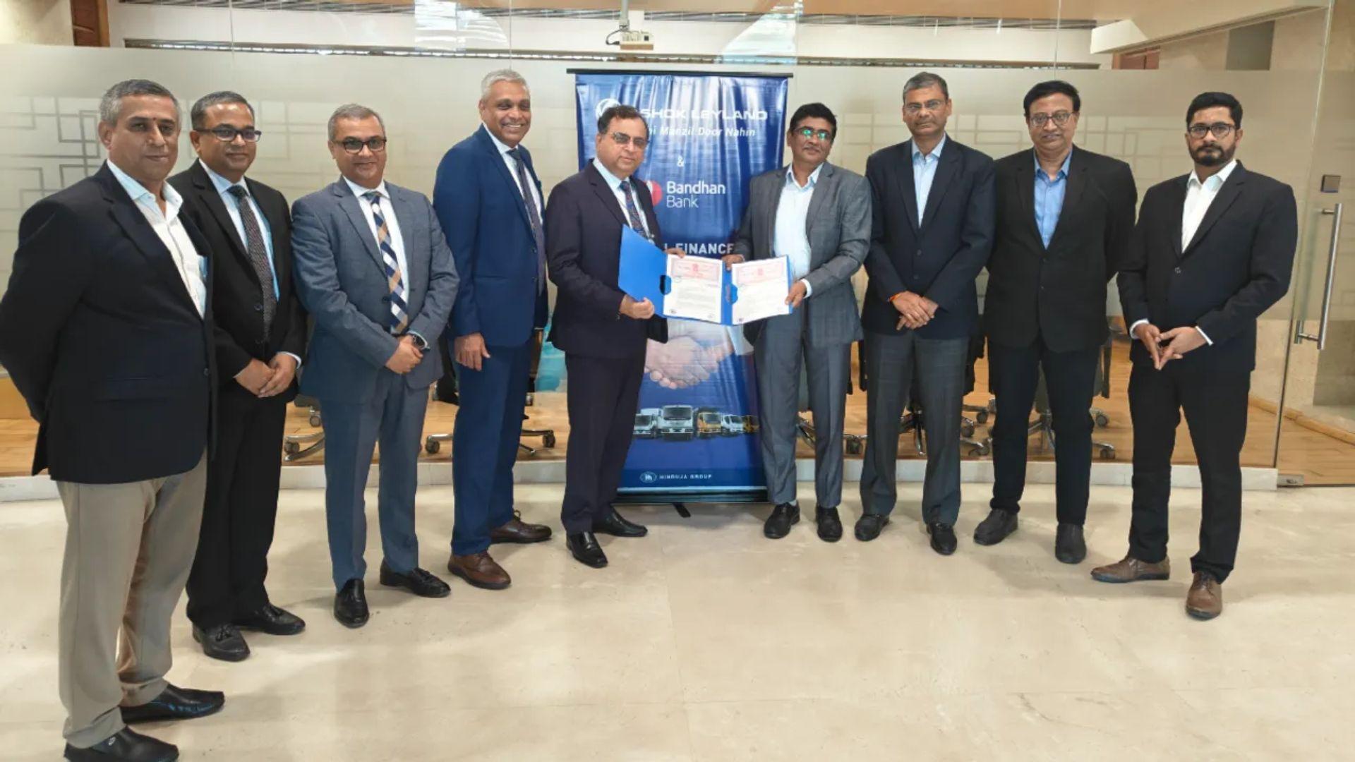 Ashok Leyland sign MOU with Bandhan Bank