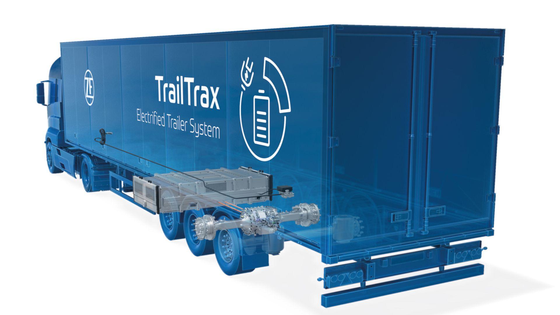 ZF Unveils TrailTrax Electric Trailers at IAA 2024