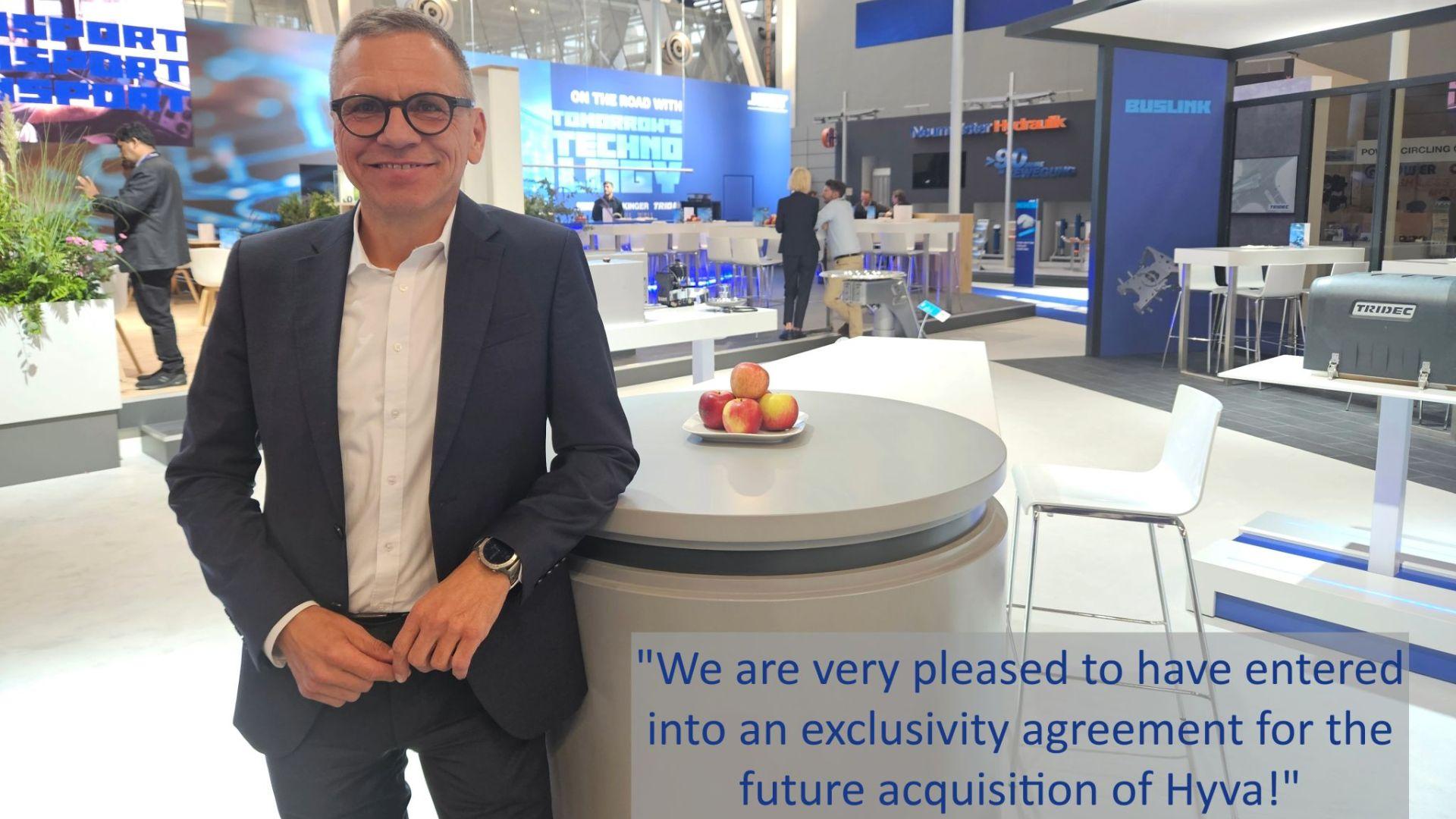 Jost enters into exclusivity agreement to acquire Hyva