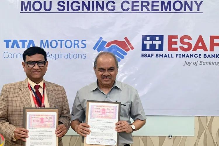 Tata Motors signs MoU with ESAF Small Finance Bank for CV financing