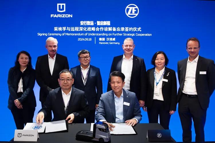 ZF and Farizon Signed a MOU For New Energy Trucks