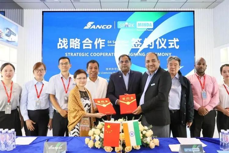 Minda Partners with Sanco to Advance EV Connection Systems in India