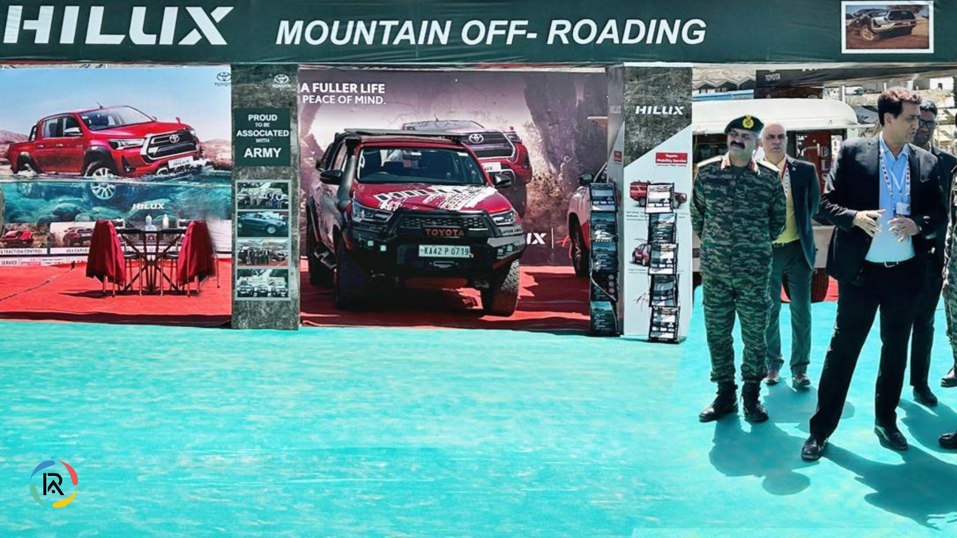 Toyota Kirloskar Motor Showcases Special-Purpose Iconic Hilux at Himtech 2024
