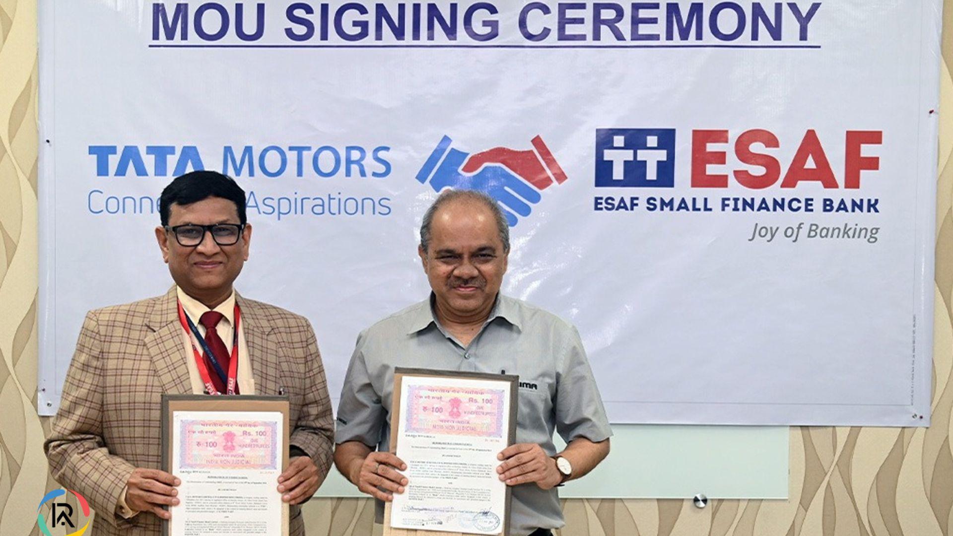 Tata Motors signs MoU with ESAF Small Finance Bank for CV financing