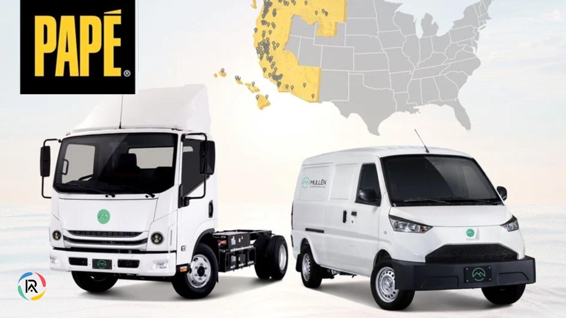 Mullen Announces $3.2M Papé Truck Purchase with Immediate Delivery of 50 EVs