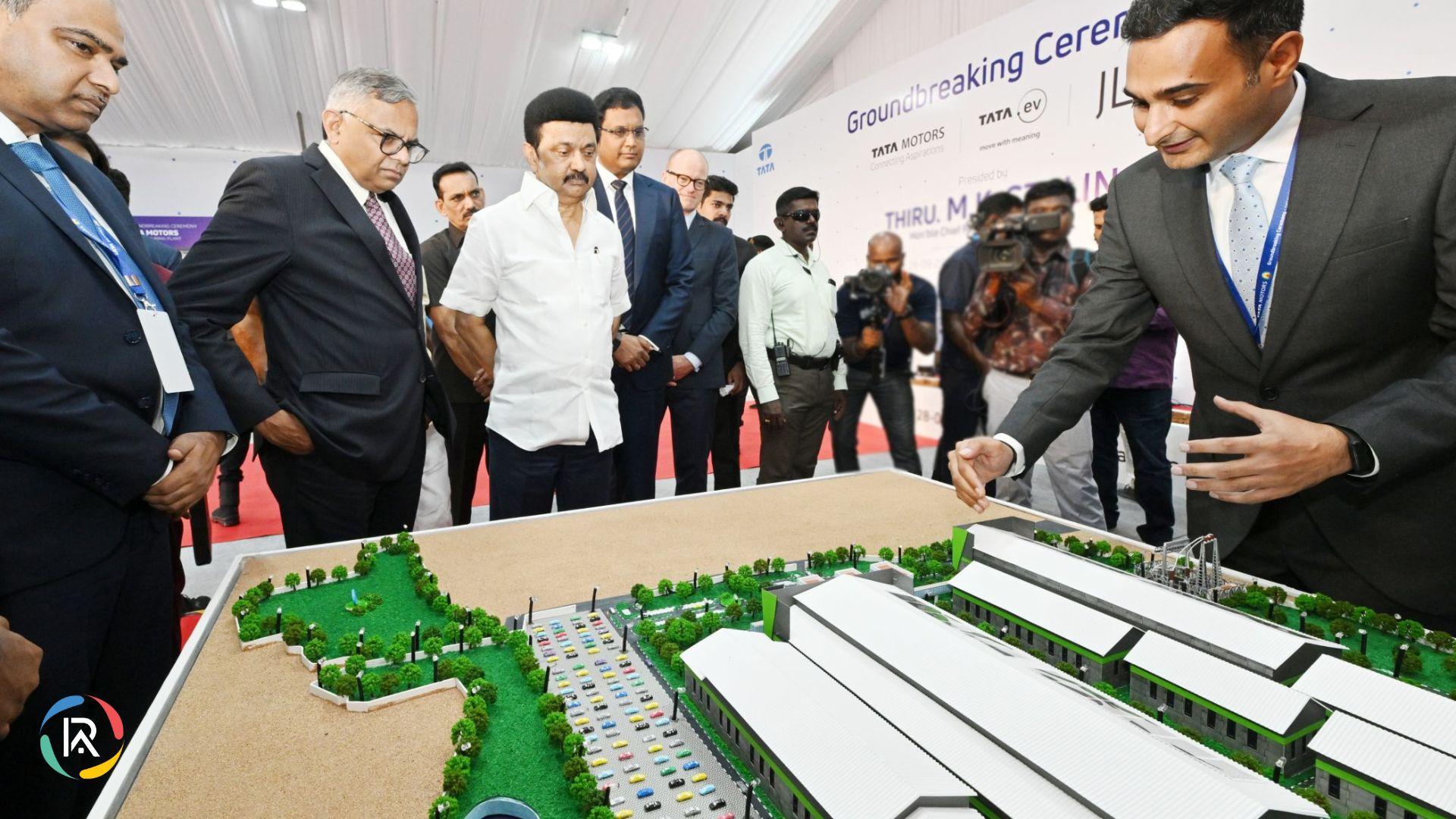 Tata Motors conducts groundbreaking ceremony of its new vehicle manufacturing facility in Tamil Nadu