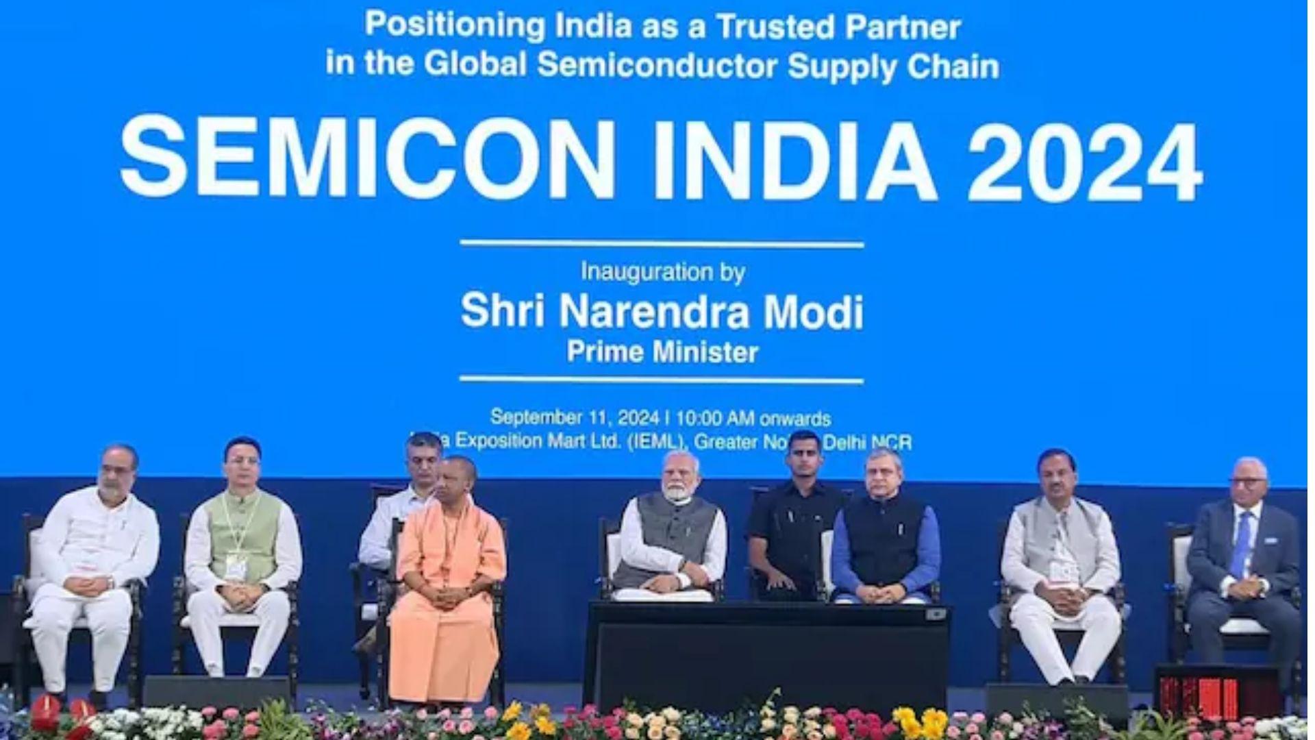 PM Modi Inaugurates SEMICON India 2024 in Greater Noida