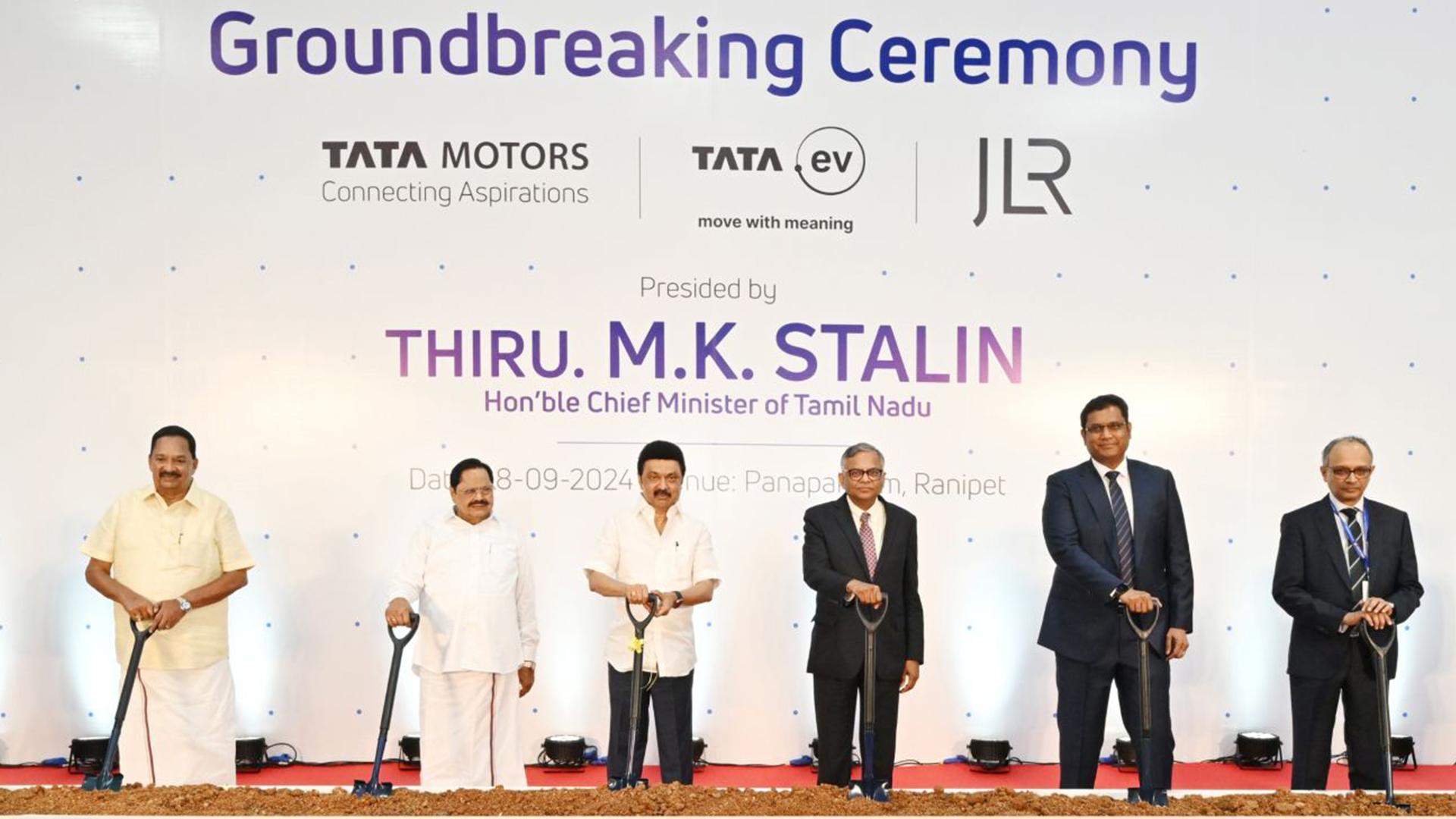Tata Motors conducts groundbreaking ceremony of its new vehicle manufacturing facility in Tamil Nadu