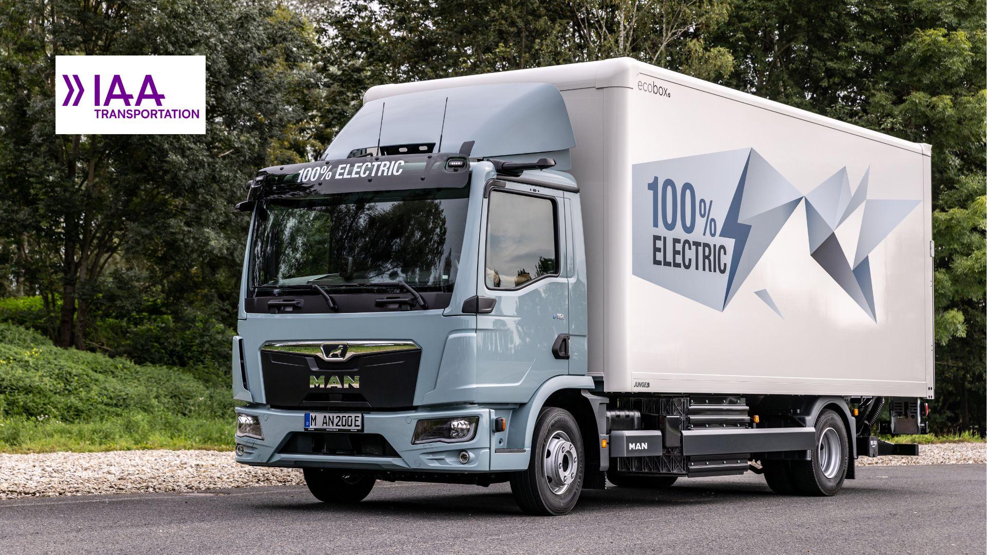 MAN unveil its eTGL Truck at IAA 2024