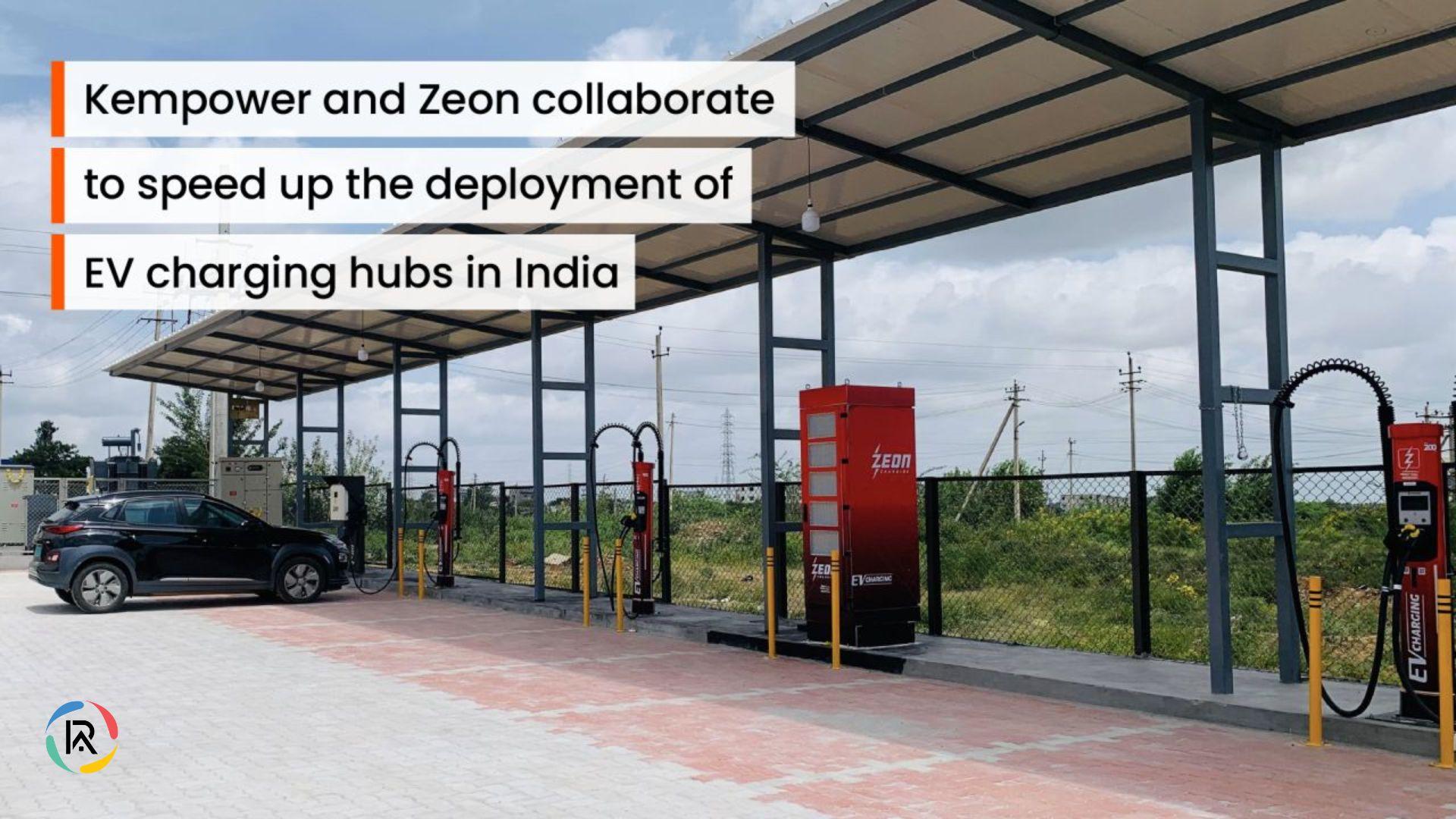 Kempower and Zeon Partner to Deploy EV Charging Hubs in India