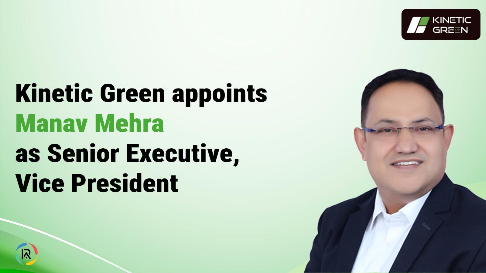 Kinetic Green Energy appoints new Senior Executive Vice President
