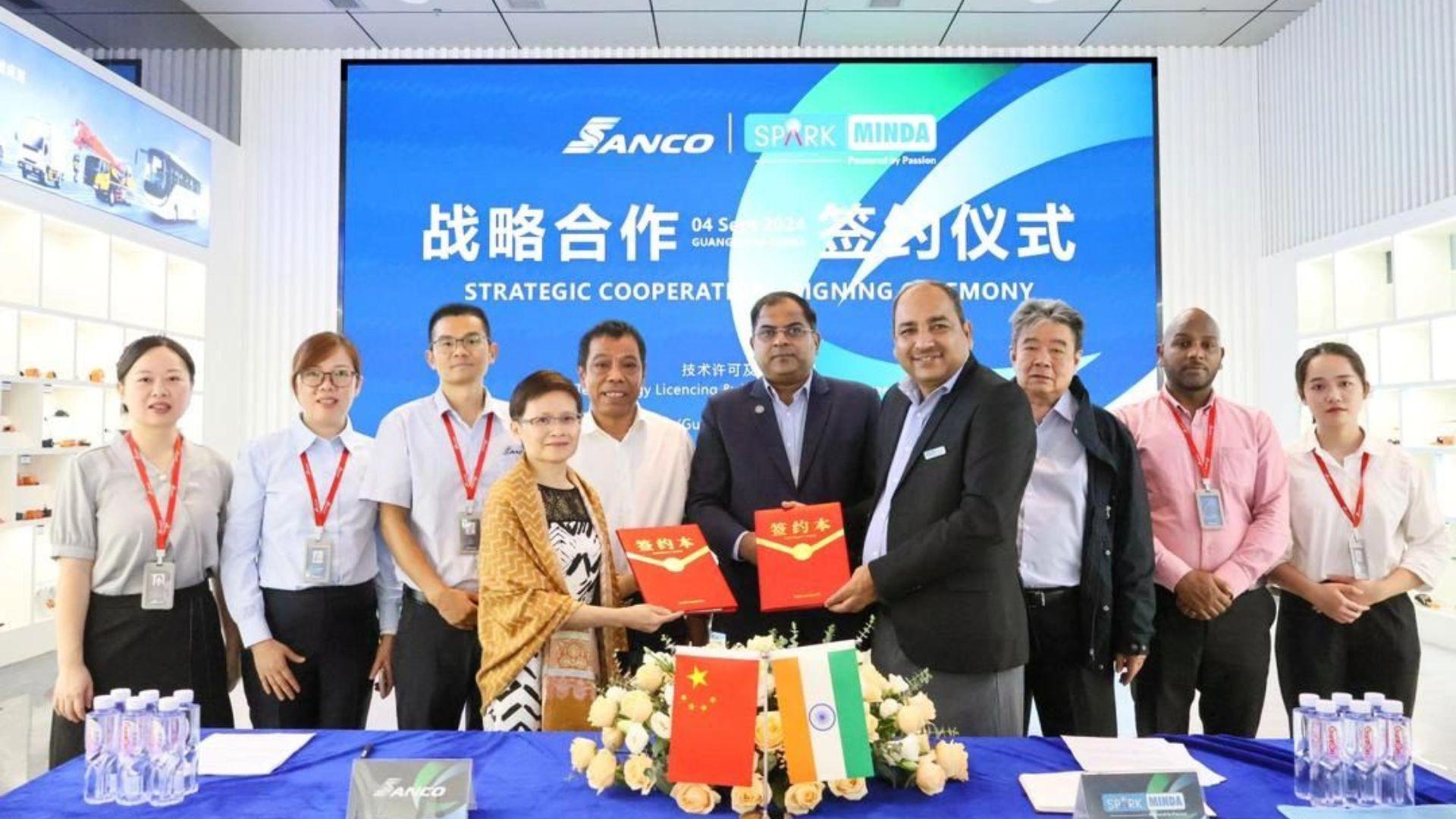 Minda Partners with Sanco to Advance EV Connection Systems in India