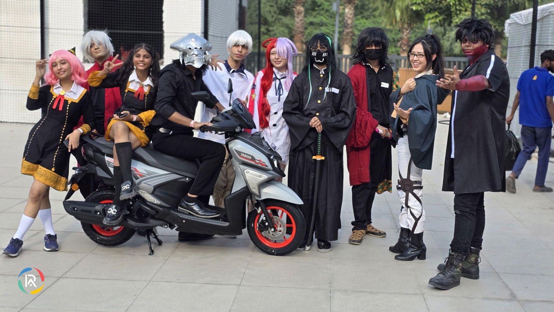 Yamaha's Pavilion at Mela! Mela! Anime Japan Fest