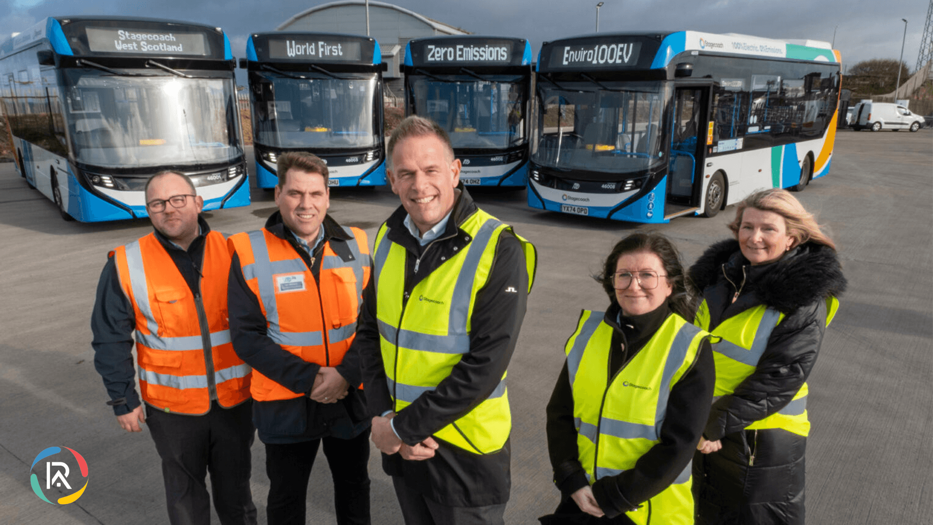 Alexander Dennis delivers First Enviro100EV Buses for Stagecoach West Scotland