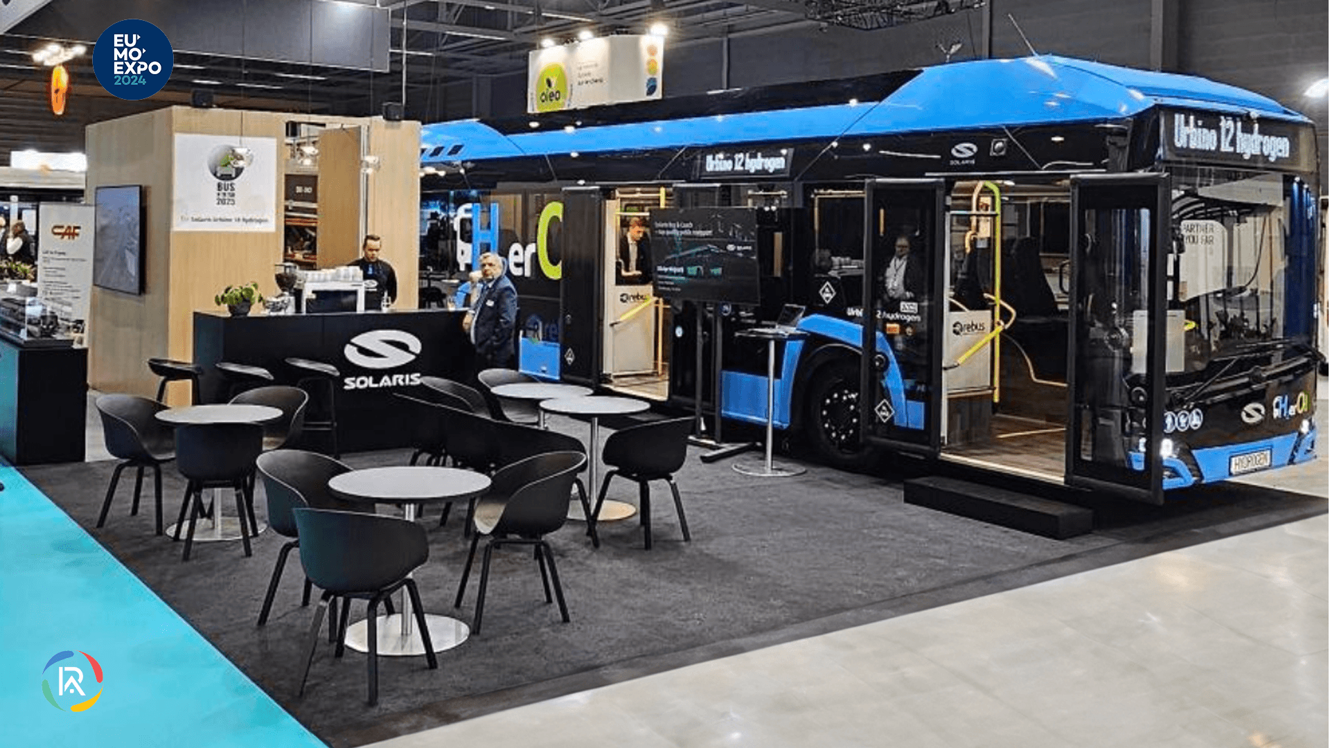 Solaris Showcases the Urbino 12 Hydrogen Bus at EuMo 2024