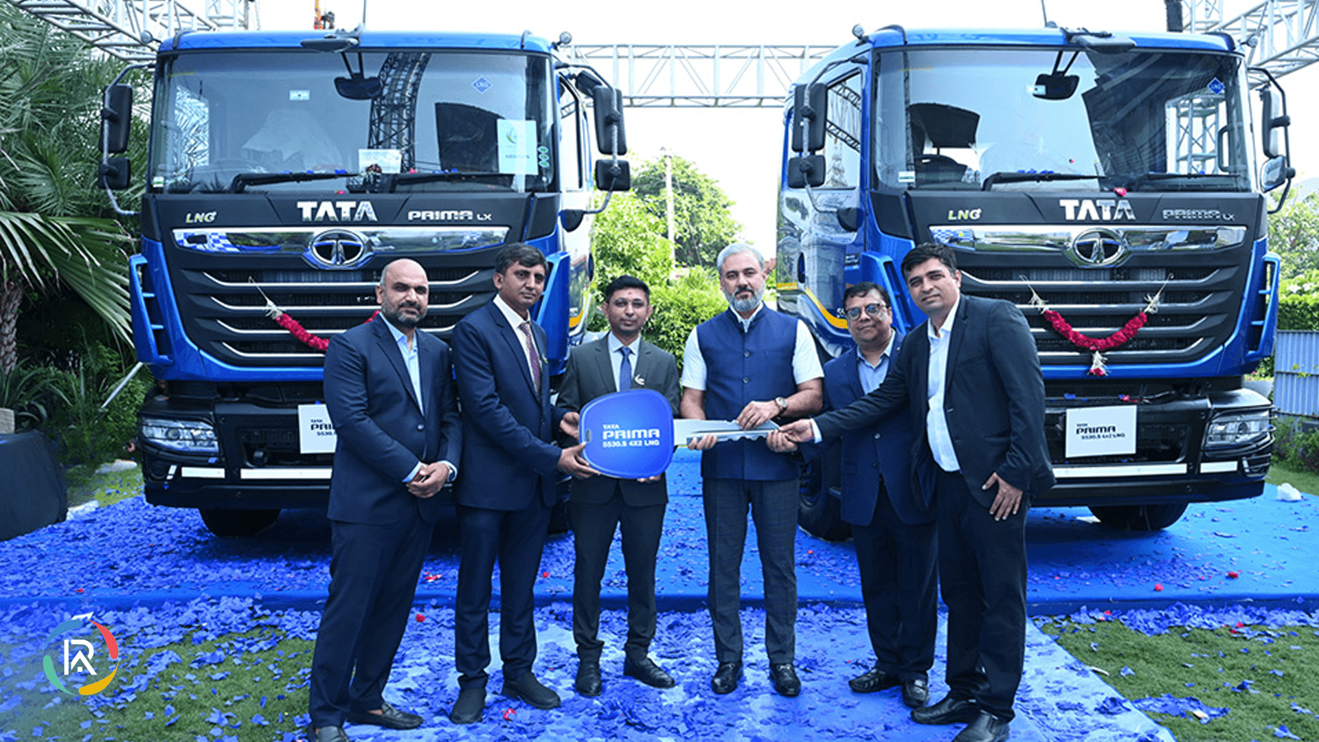 Tata Motors delivers of LNG Trucks to Clean Green Fuel and Logistics
