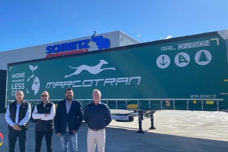 Schmitz Cargobull Delivers High-Tech Trailers to Marcotran