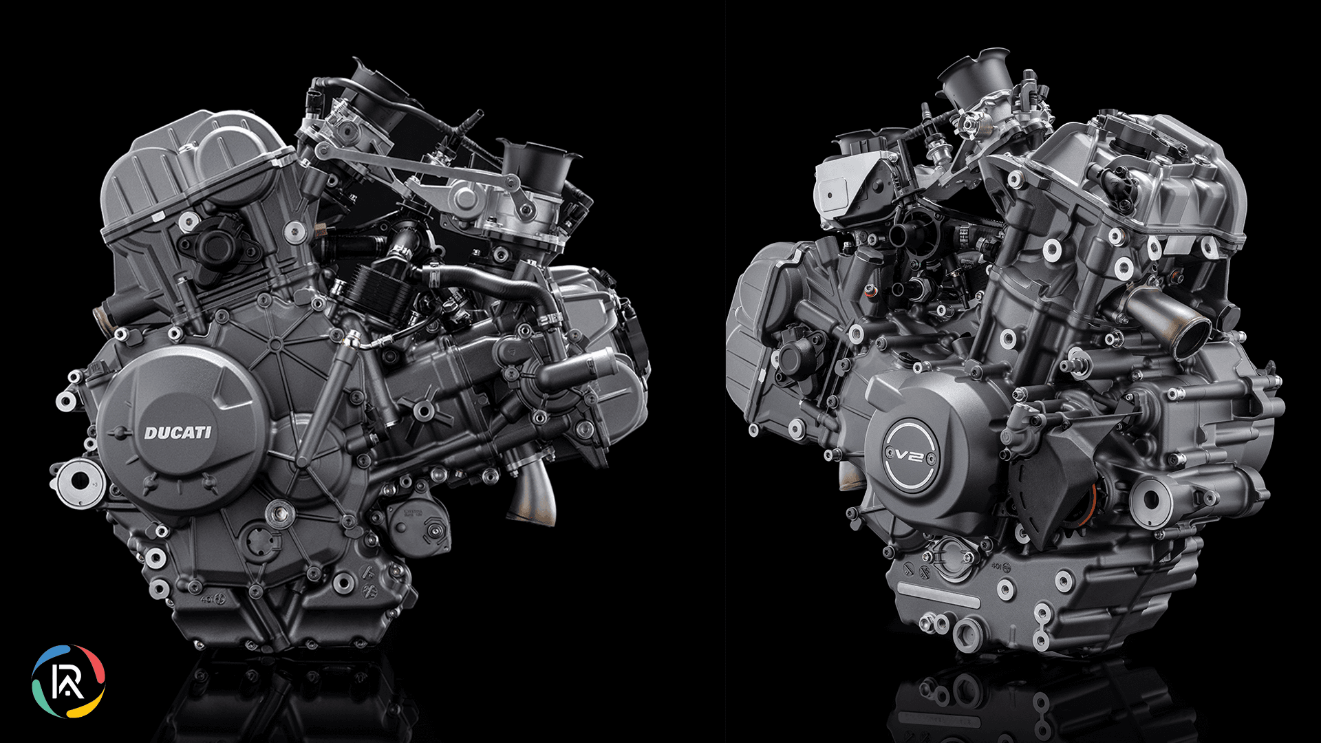 Ducati unveils its lightest V2 engine