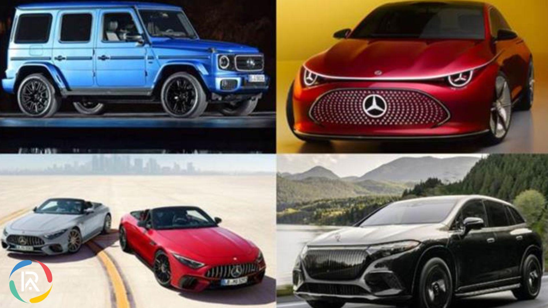 Mercedes Benz Showcases G 580, CLA Concept, and EQS SUV Night Series