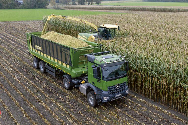 Krone Combines GX Transport System with a Lorry