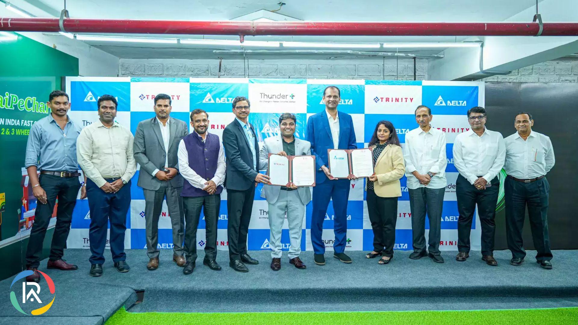 Delta Electronics Partnership with ThunderPlus for EV Charger Rectifiers