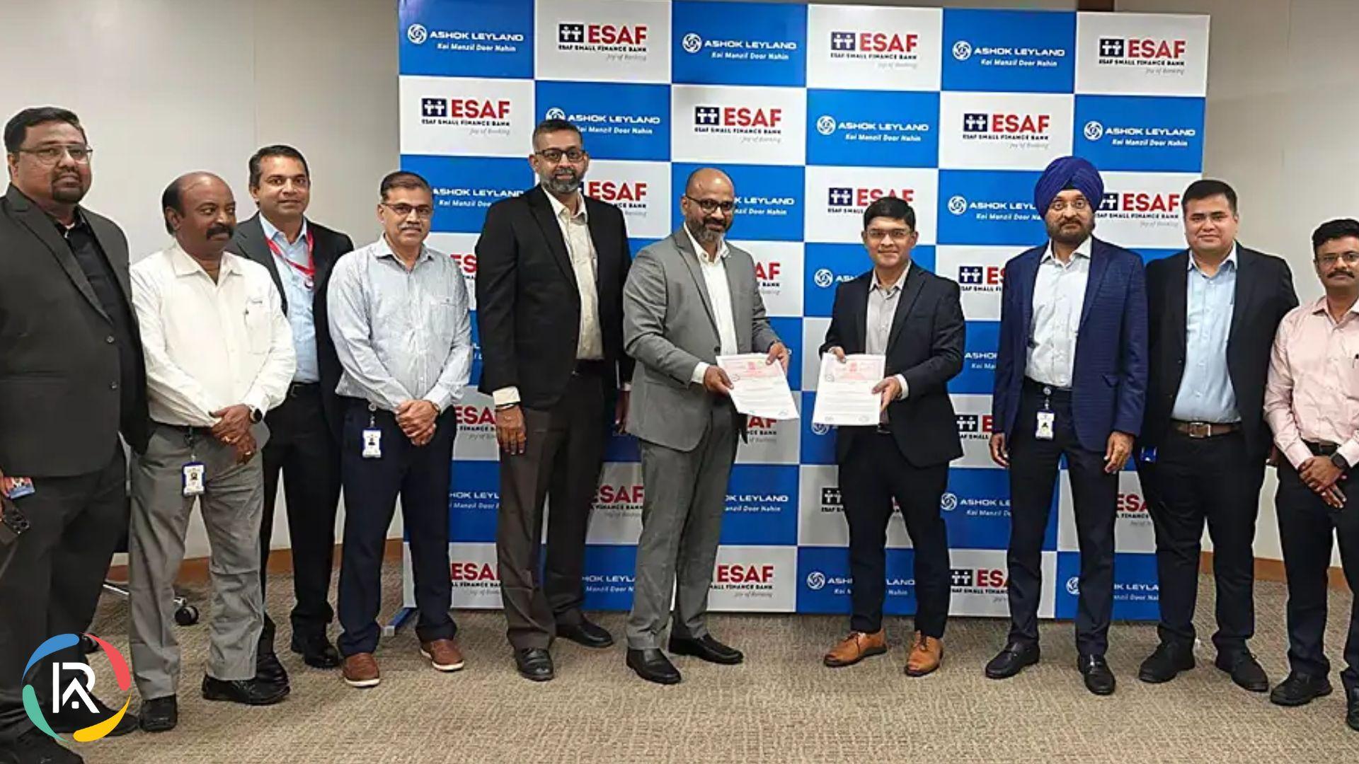 Ashok Leyland, ESAF Partners for Financing